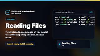 Reading Files Explained | FullStack Masterclass Terminal Course