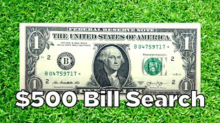 How I made $75 Just by looking Through $500 In Ones!!!