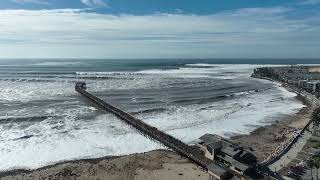 Drone Footage: Ventura, CA High Surf Dec 28, 2023