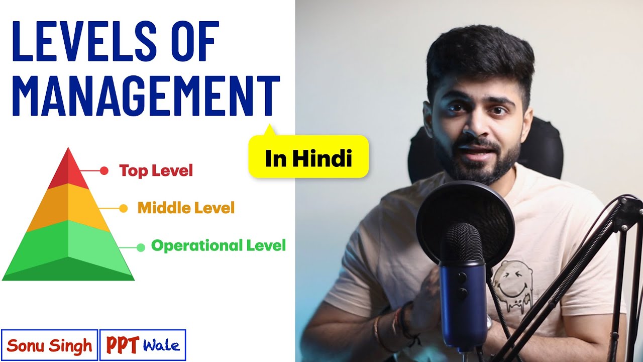 LEVELS OF MANAGEMENT IN HINDI | Meaning, Importance, Functions, Roles, Examples | Class 12 Video #3