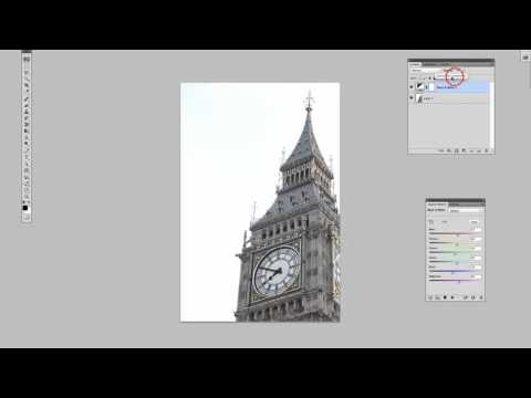 Photoshop Tutorial Convert Color Photo to Black and White Fast