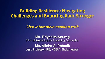 Sahyog:  Building Resilience: Navigating Challenges and Bouncing Back Stronger.