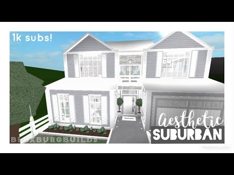 Suburban House Aesthetic Welcome To Bloxburg Youtube