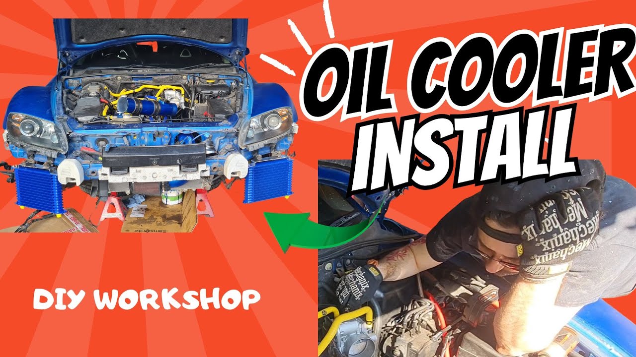 RX-8 Oil coolers & Lines Install