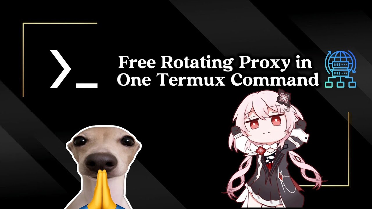 Proxy xoay miễn phí chỉ với 1 lệnh TERMUX. Free Rotating Proxy | Proxy Xoay Miễn Phí