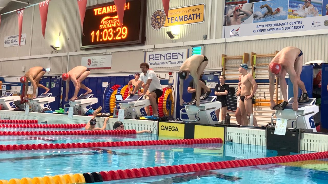 British Swimming Performance Centre Bath training towards Paris 2024