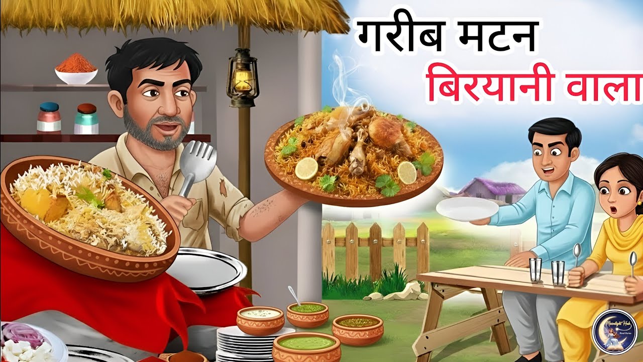गरीब मटन बिरयानी वाला बना स्टार | Emotional Story |. Moral story in hindi | moonlight hub 99 