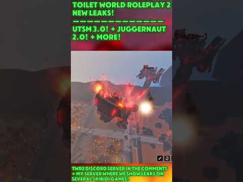 UTSM 3.0! + Juggernaut 2.0! + TV Base! + More! | Toilet World Roleplay 2 Leaks (Roblox)