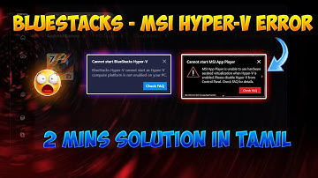 Hyper V problem Solution in Tamil | #MSIAppPlayer & #Bluestacks | 100% Working 🤩🙌 | ROCKRAM Gaming