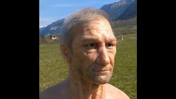 A realistic human made with Blender #blender #blender3d #realistic #human #블렌더