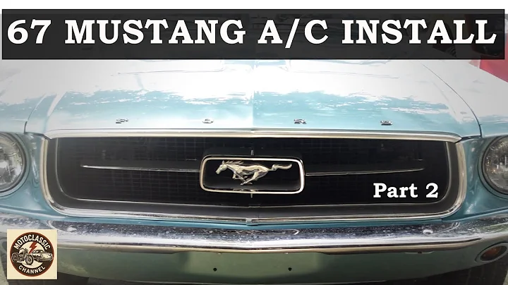 1967 Mustang Classic Auto Air AC Kit Install part 2