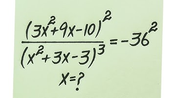 Hardest Olympiad Math Algebric Problem l Tricky Solution l find x=?