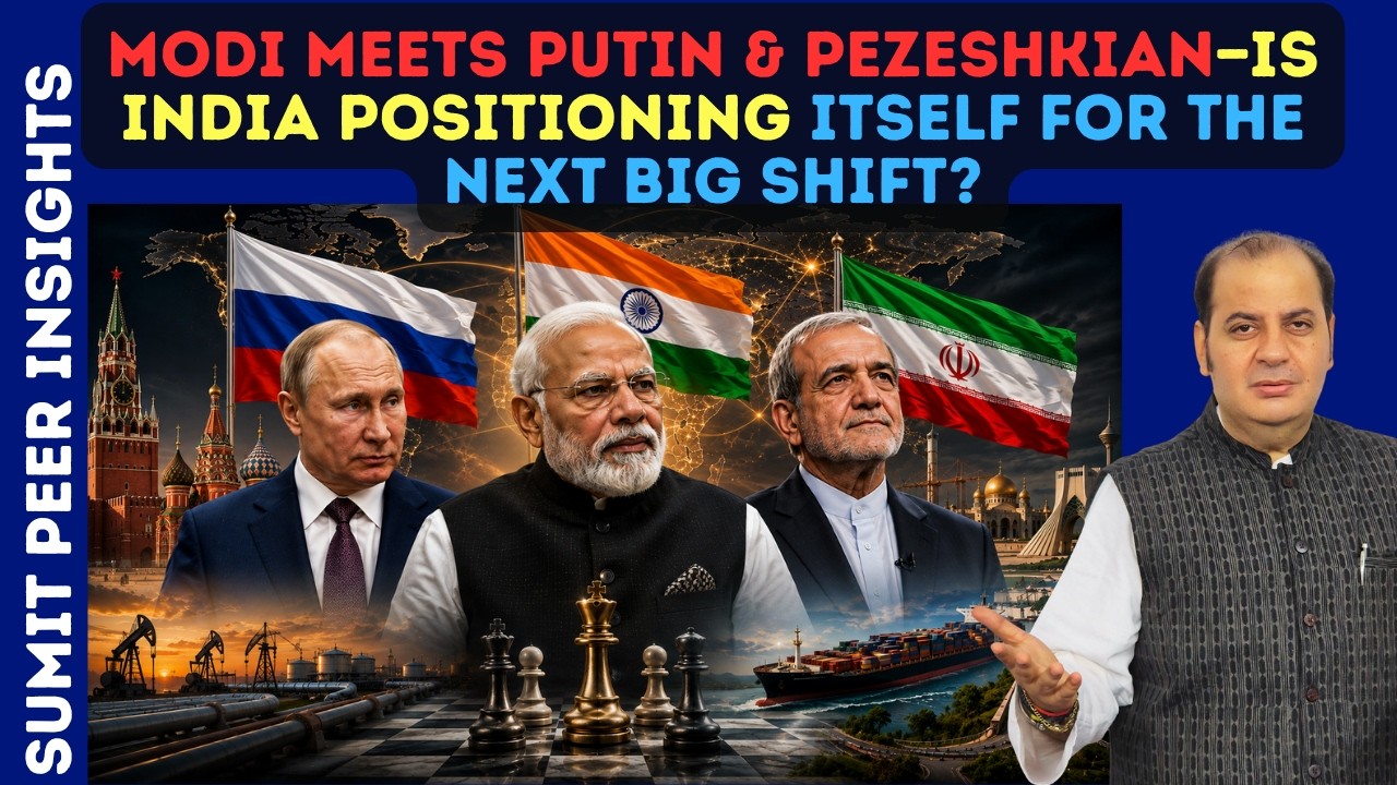 Modi Meets Putin & Pezeshkian—Is India Positioning Itself For The Next Big Shift? || SUMIT PEER