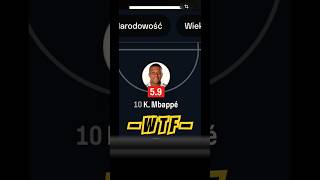 WTF 🤦🏻♂️ Mbappe 5,9 #mbappe #realmadrid #football #shortvideo
