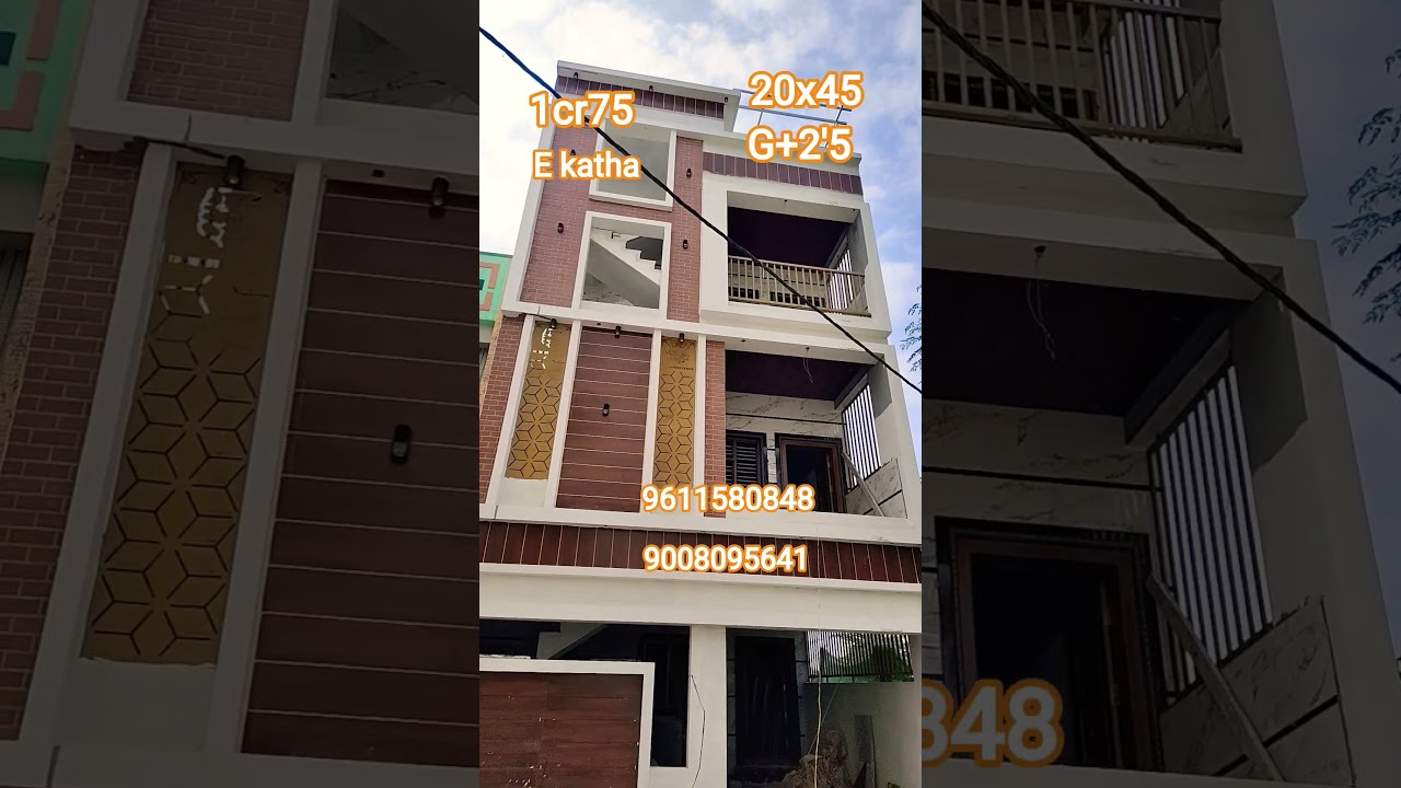 20x45 house for sale g+2'5 location chikkbidrkallu metro station near Bangalore NH4 Tumkur 1km