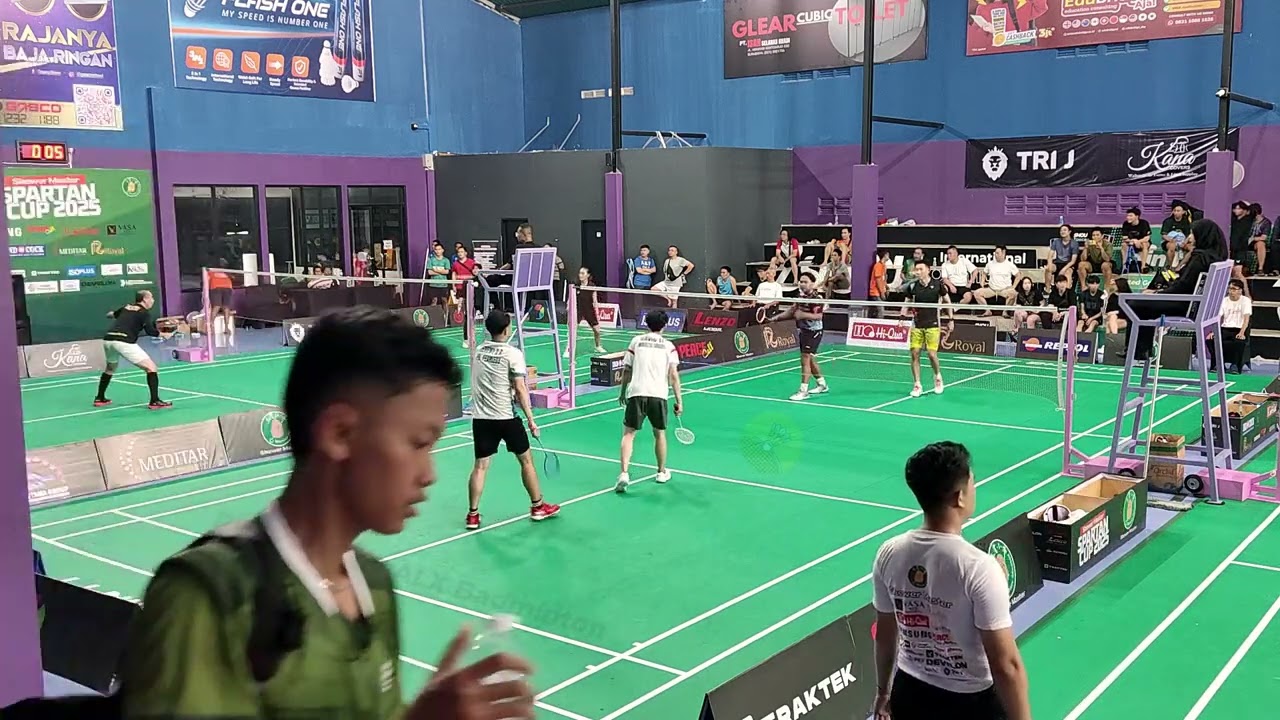 SPARTAN CUP 2025 | Class B - R128: David Li + Jeremy D (FEARLESS) vs Hendra Lie + Rafael NS (BADCOR)