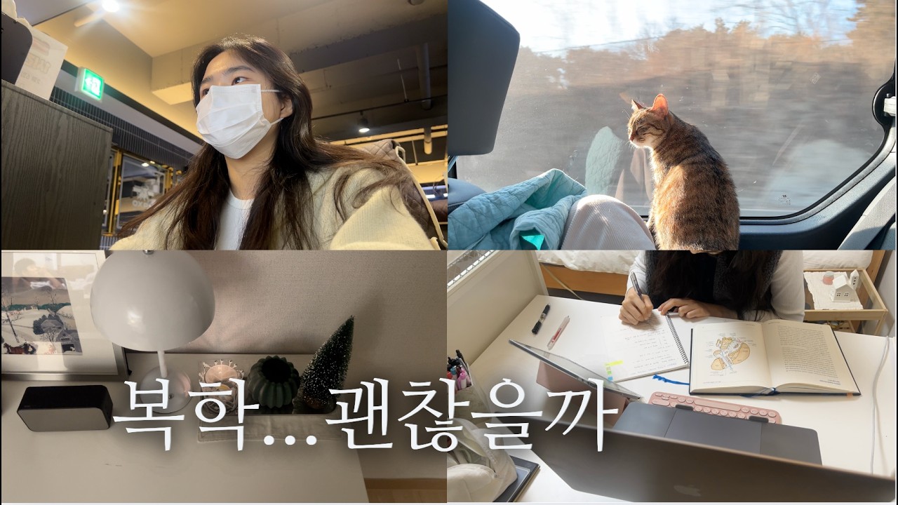 복학 준비 브이로그 | 수강신청 실패, 생산성보다 방향 💭