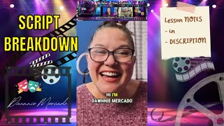 Script Breakdown Made Simple 🎭 Acting Basics (Lesson Plan in Description) 📚🎭💖