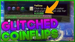 GLITCH TO WIN EVERY COINFLIP!? CosmicPvP FACTIONS Ice Planet Season 4 #29
