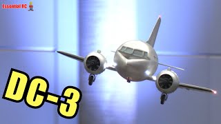 Amazing radio controlled super lightweight Fatty Douglas DC-3 Dakota | Jürgen Schönle
