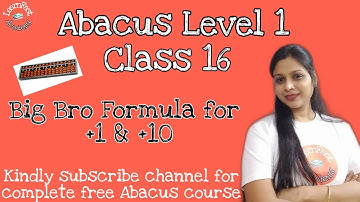 Abacus Level 1 Class 16 Hindi| by LearnFast Academy