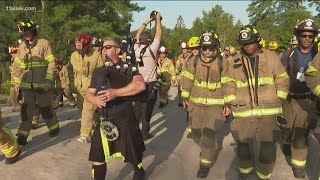 For sixth year, first responders climb Stone Mountain in full gear in honor of Sept. 11