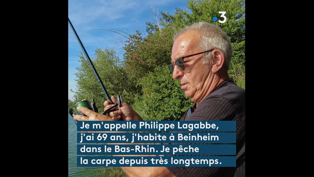 En Alsace, Philippe Lagabbe  un pêcheur de carpe légendaire