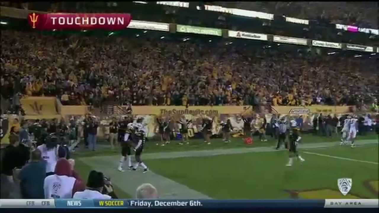 ASU vs Arizona 2013 - Damarious Randall Pick 6