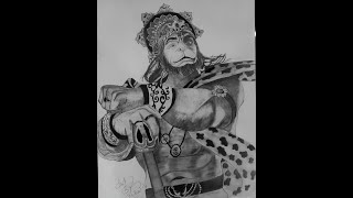 Hanuman ji Drawing #drawing #sketch #hanuman