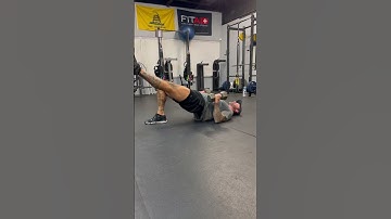 Floor Press with Single Leg Glute Bridge