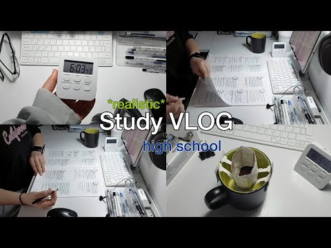 Study VLOG | realistic, high school, top student, 12th grade, library, exam week | aevix🐈‍⬛ thumbnail