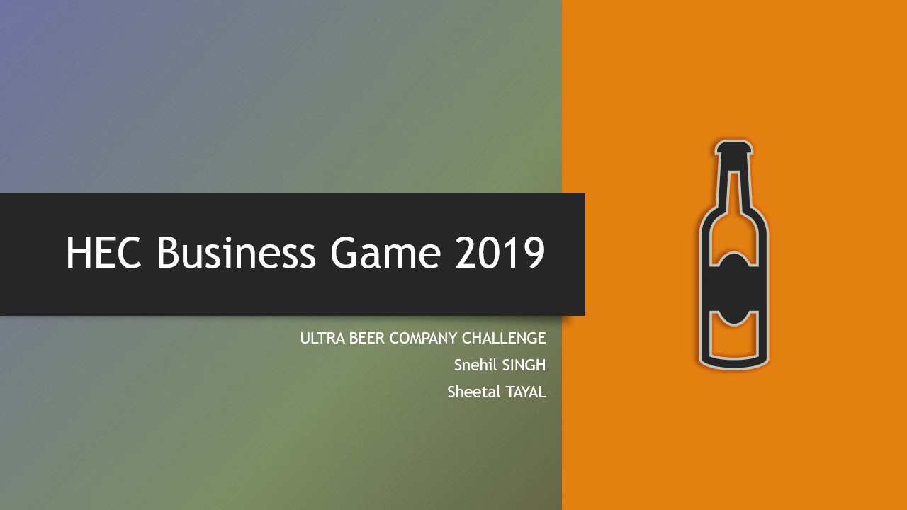 HEC Business Game 2019 YouTube