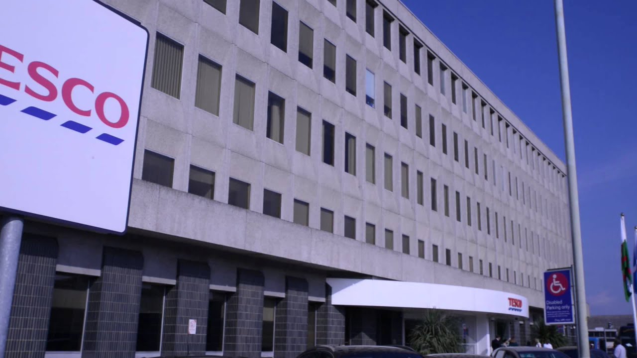 Delivering a sixfoot Tesco Living Wage Clubcard YouTube