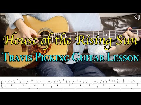 House of the Rising Sun – Tommy Emmanuel (With Tab) | Watch and Learn Travis Picking Guitar Lesson
