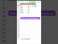 Excel Sales Percentage Without Total | One Formula Trick