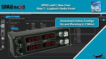 (Sim Video) New User #7 | SPAD.neXt | Logitech Radio Panel