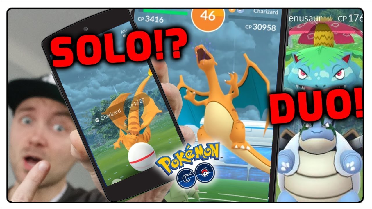 Pokemon Go Charizard Raid Solo