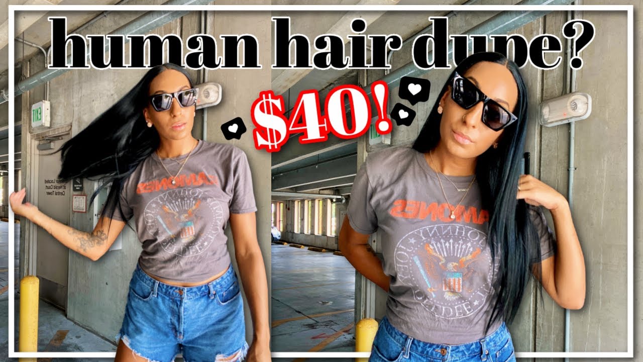 $40 HUMAN HAIR DUPE? 28" SLEEK WIG INSTALL! | CassieThatGirl