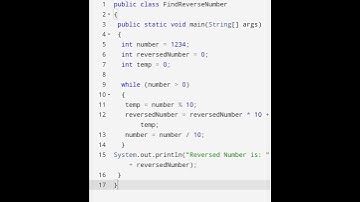 Java program to find reverse number #java#easy #programming #coding