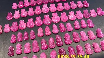Tỳ hưu và hồ ly ruby thiên nhiên cao cấp 0938393540