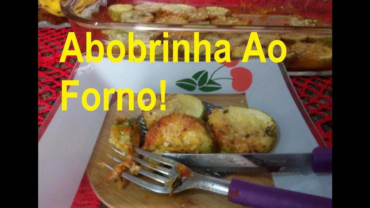 ABOBRINHA AO FORNO (SIMPLES ASSIM)