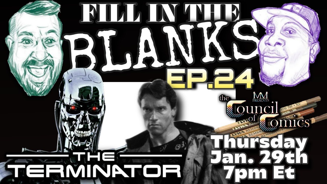 FILL IN THE BLANKS episode 24 Drawing TERMINATOR 