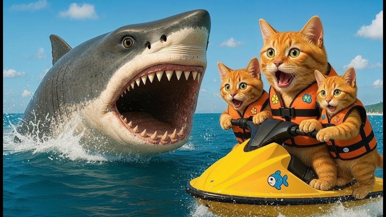 Mama Cat Trims Fur on the Farm and Makes Tiger Hat For Kittens At Home🐾🎩🐯