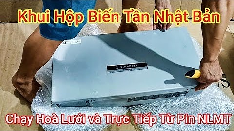 🇻🇳 Siêu Phẩm 👉 Biến Tần Nhật Bản Chạy Trực Tiếp Pin Mặt Trời Không Cần Lưu Trữ - Shop Solar