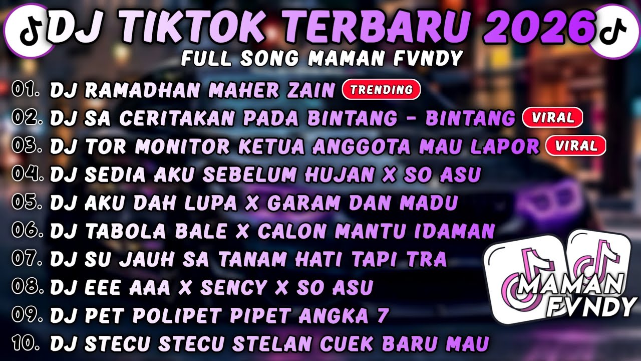 DJ TIK TOK TERBARU 2026🎵DJ RAMADHAN RAMADHAN DI HATI🎵DJ SA CERITAKAN PADA BINTANG BINTANG🎵