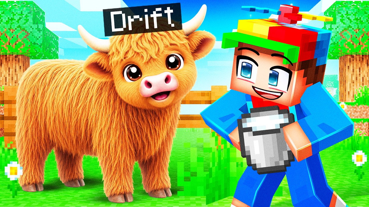 Becoming a FLUFFY COW in Minecraft!