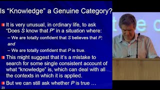 Knowledge & Scepticism - General Philosophy (Peter Millican)