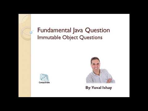 Java Interview Questions - Immutable Objects