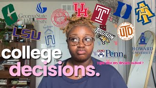 my college decision reactions 2024! tears were shed