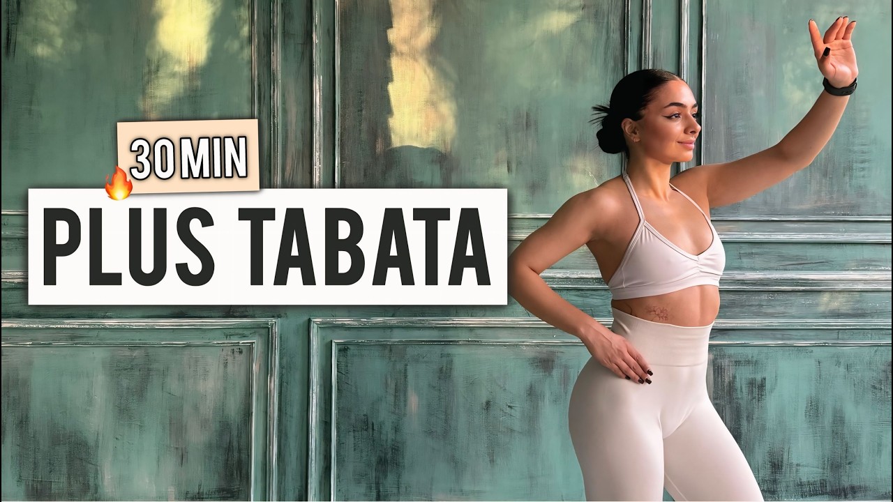 30-минутная тренировка Табата Плюс | Хардкорная HIIT-тренировка с собственным весом для всего тел...